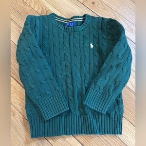 Polo by Ralph Lauren Forest Green Cable Knit Sweater